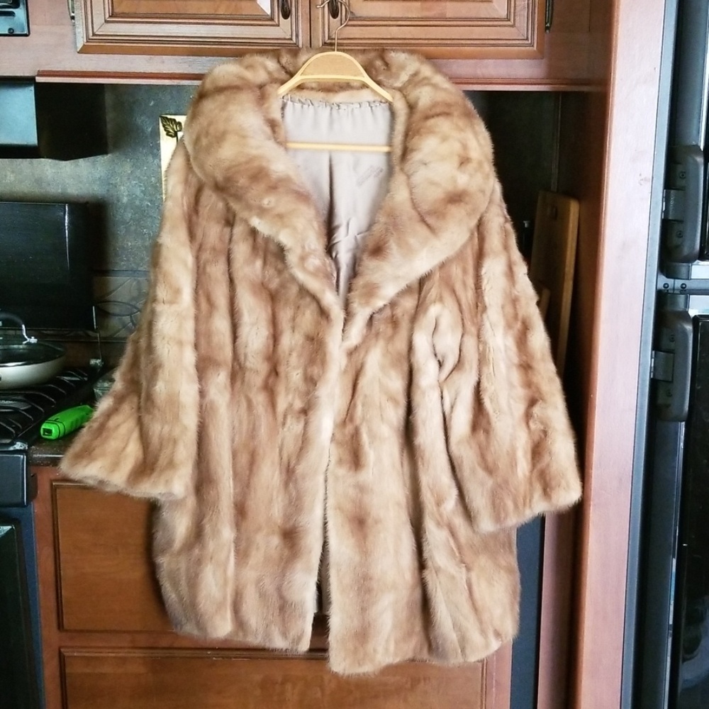 Vintage Mink Coat, Natural, Autumn Haze